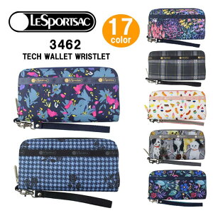 レスポートサック 長財布 3462 Lesportsac TECH WALLET WRISTLET ラウンドファスナー 財布 レスポ ab-402600 ブランド