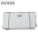 *ゲス 財布 VY788146 WHITE NAYA SLG Large Zip Around Wallet GUESS ラウンドファスナー 長財布 ab-437700 ブランド