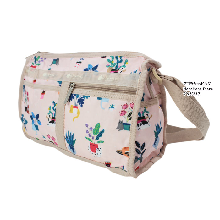 レスポートサック バッグ 7519 F645 COMFY CATS DELUXE SHOULDER SATCHEL 斜め掛け ショルダーバッグ LeSportsac ab-366900 ブランド