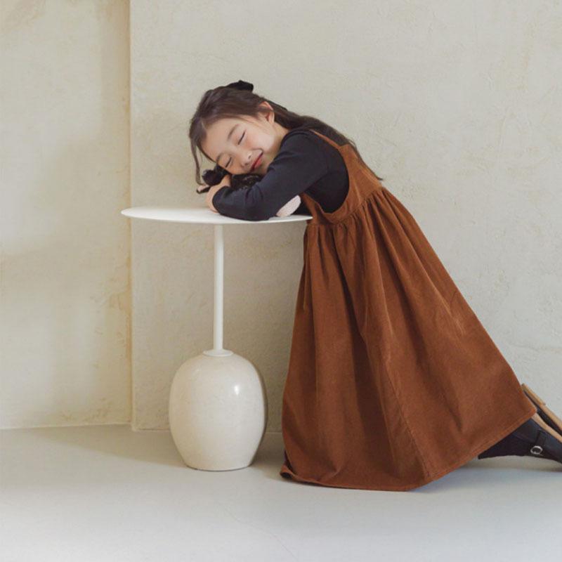 ジャンパースカート 女の子 ガールズ キッズ ジュニア コーデュロイ ワンピース サロペットスカート 吊..