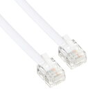 オーム電機 モジュラケーブル 2&4モジュラーコード M-M5MWH TP-3009