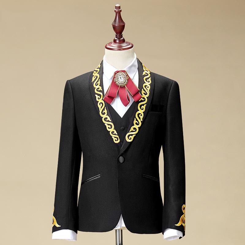 スーツ 男の子 キッズ ジュニア フォーマル 礼服 セットアップ 結婚式 披露宴 ピアノ発表会 卒業式 入学式 七五三 舞台衣装 イベント ジャケット ベスト 長ズボン 再生繊維 ストライプ 英国風 秋冬 ブラック