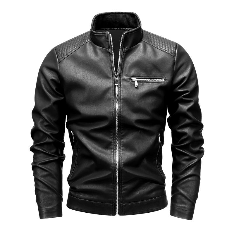 ・カテゴリ: レザージャケット・スタイル: 都会的カジュアル・主な素材: PUレザー・裏地素材: ポリエステル・性別: メンズ・シーン: カジュアル・丈: 普通丈・フィット: ジャストフィット・ネックライン: スタンドカラー・フロント: ジッパー開閉・加工: ウォッシュ加工・デザイン: ジッパー装飾・ポケット: ジッパー付きウェルトポケット・裾デザイン: ストレートヘム・カラー展開: ブラック、カーキ、コーヒー、ワインレッド・サイズ展開: M、L、XL、XXL、3XL、4XL、5XL