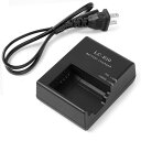 YUEFANSEN LC-E10 LC-E10Cバッテリー充電器LP-E10カメラバッテリー用互換性Canon EOS Rebel T3 T5 T6 T7 T1...