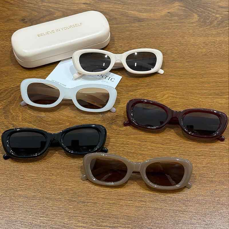 サングラス レディース スクエア フレーム 高級感 偏光 UV400カット ストリート ファッション シンプル..