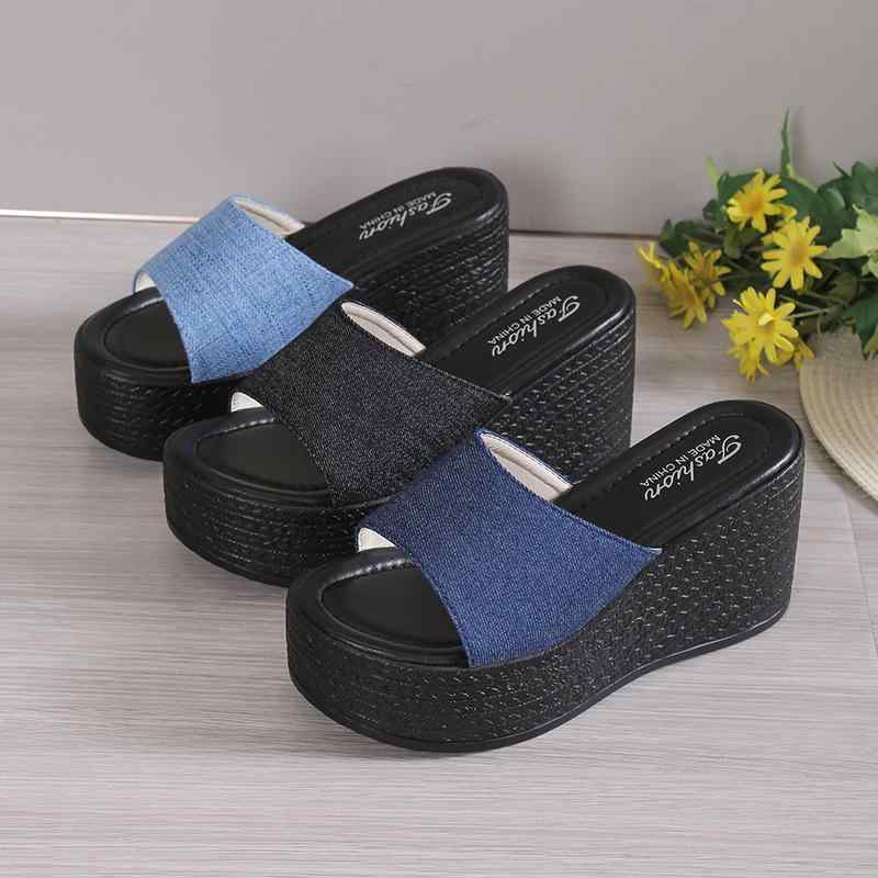 サンダル レディース 女性用 大きいサイズ ビッグサイズ 厚底 プラットフォーム ウェッジソール ハイヒール 外履き ワンストラップ 快..