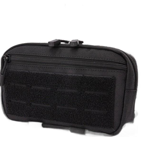 ウエストポーチ 男女兼用 メディカルポーチ ウエストバッグ アウトドア ミリタリー タクティカル 大容量 多機能 モールシステム対応 救急用 オックスフォード生地 収納袋 ブラック 春夏
