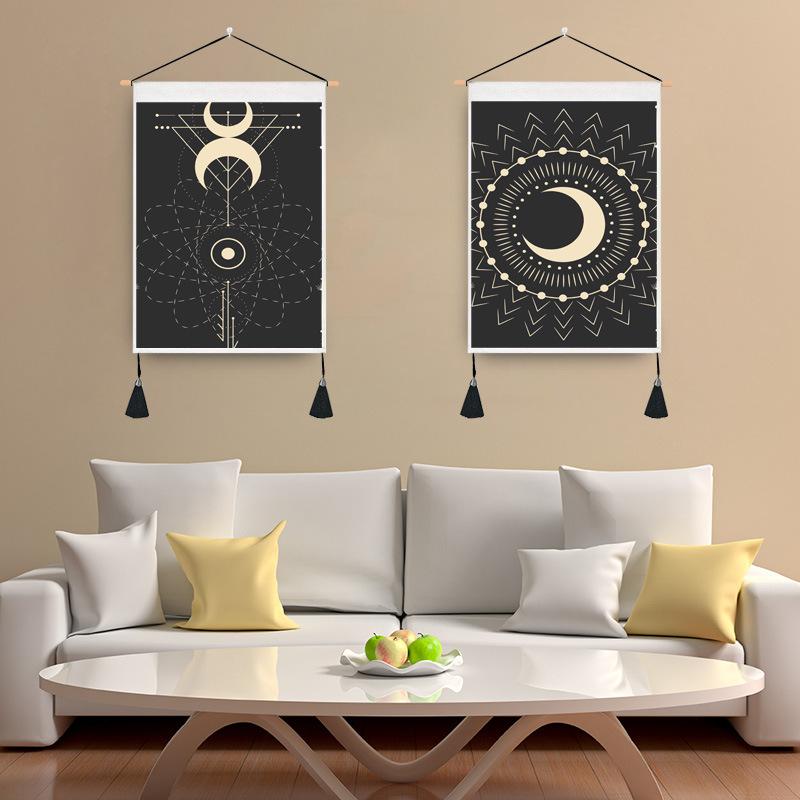 掛け軸 タペストリー タロットカード 壁掛け 北欧風 おしゃれ インスタ映え モダン アート リビング 寝..