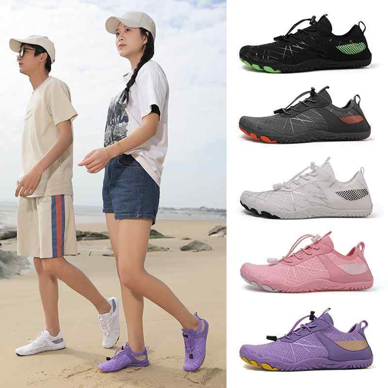 ウォーターシューズ レディース メンズ 沢登り マリンシューズ ビーチ 水陸両用 アクアシューズ 防滑 ..