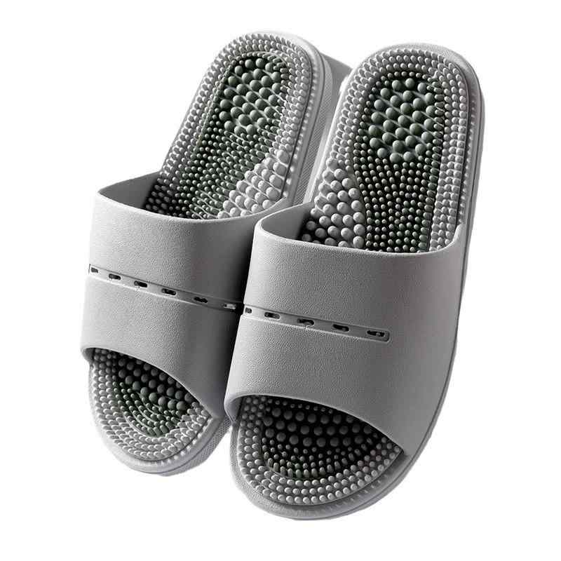 サンダル 男女兼用 マッサージ 足つぼ 刺激 硬め 突起 滑り止め 室内履き 夏用 PVC素材 シャワーサンダ..