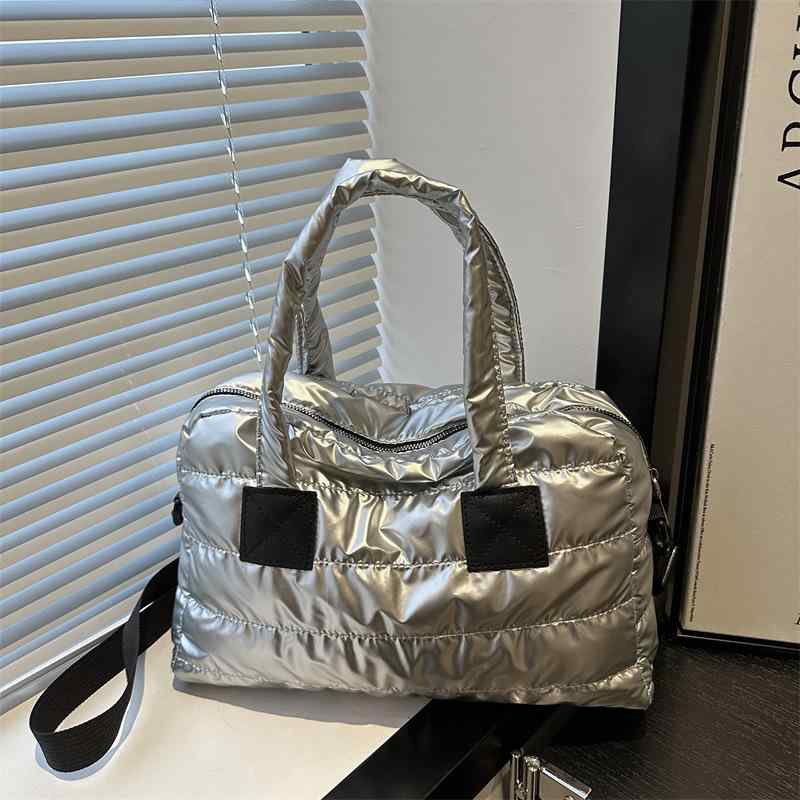 バッグ レディース 秋冬 ダウン キルティング ボストンバッグ ショルダーバッグ ハンドバッグ 大容量 ..