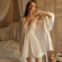 パジャマ レディース 女性用 セクシー レース Vネック キャミソール スリップ ネグリジェ ショート丈 接触冷感 ポリエステル 薄手 ルームウェア ナイトウェア 部屋着 おうち時間 リラックス セットアップ ブラック ホワイト ピンク