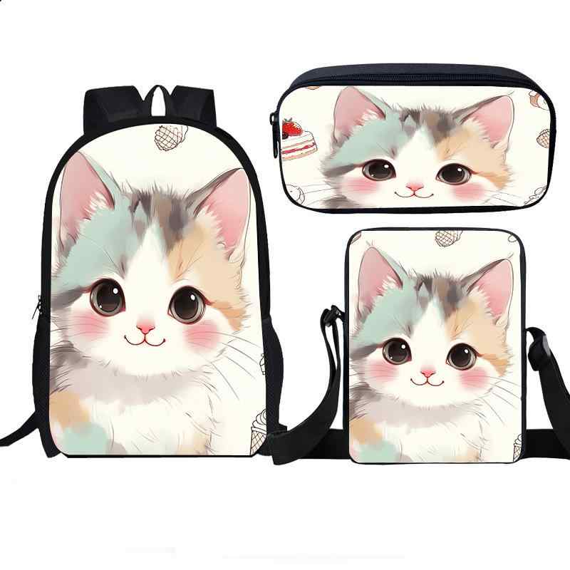 リュックサック 小学生 男の子 女の子 三点セット 大容量 17インチ ユニセックス ショルダーバッグ ペ..