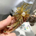 ブローチ 淡水パール レディース セレモニー フォーマル 入学式 おしゃれ 胸飾り 高級感 不規則 アシンメトリー 特大 花火 モチーフ 淡水パール マダム 貴...