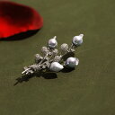 ブローチ パール レディース セレモニー コンサート 結婚式 贈り物 おしゃれ 胸飾り 高級感 花束 真多麻 百搭 個性 的 大気 防止