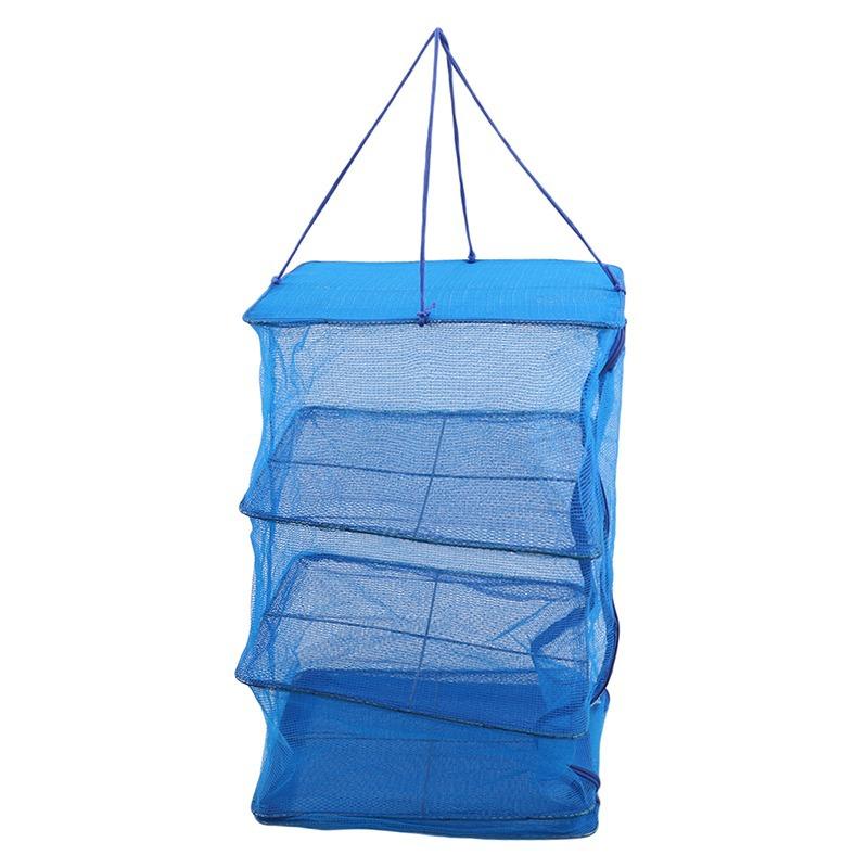 物干し網 折りたたみ式 多段 防虫 虫よけ 魚介類 野菜 果物 干し芋 キノコ 干物 乾燥 通気性 省スペー..