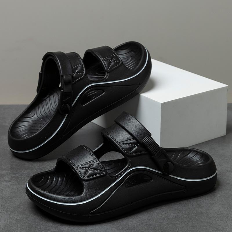 サンダル メンズ 運転用 ドライビングシューズ 外履き 普段使い EVA 厚底 滑り止め クッション性 衝撃..