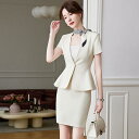 ジャケット レディース ビジネス オフィス スーツ セットアップ シングル 1つボタン フォーマル 通勤 制服 事務服 ホテル 受付 企業ユニフォーム スリムフ...