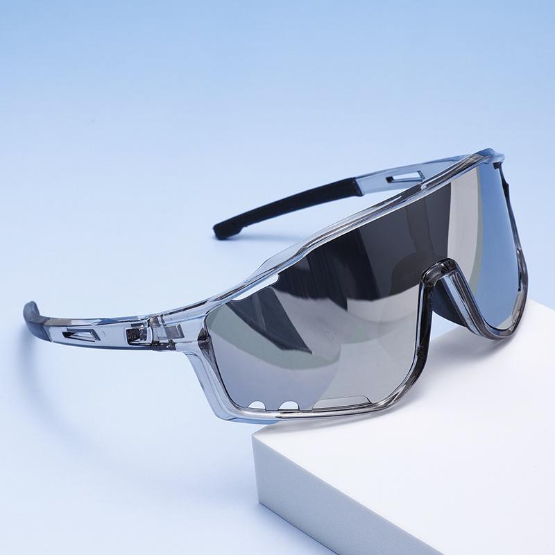 サングラス メンズ レディース スポーツ サイクリング アウトドア 釣り ドライブ 大ぶり スクエアフレーム ファッション PC素材 軽量 アイウェア ストリートスタイル 欧米風