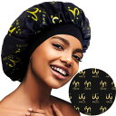 ナイトキャップ レディース 12星座柄 サテン 光沢感 伸縮性 美容ヘアキャップ ターバンキャップ 寝ぐせ防止 美髪ケア UVカット 通気性 防風 春夏秋 普段...