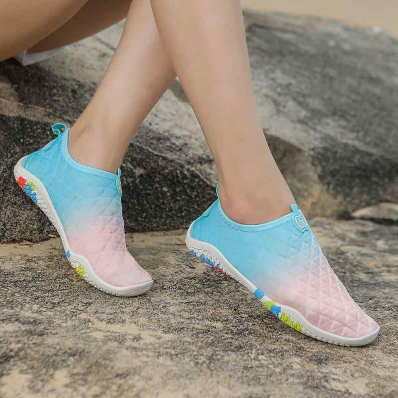 ウォーターシューズ メンズ 男性用 沢登りシューズ アクアシューズ 速乾性 通気性 軽量 スリッポン メッシュアッパー ラバーソール ビーチ 川遊び プール 海...