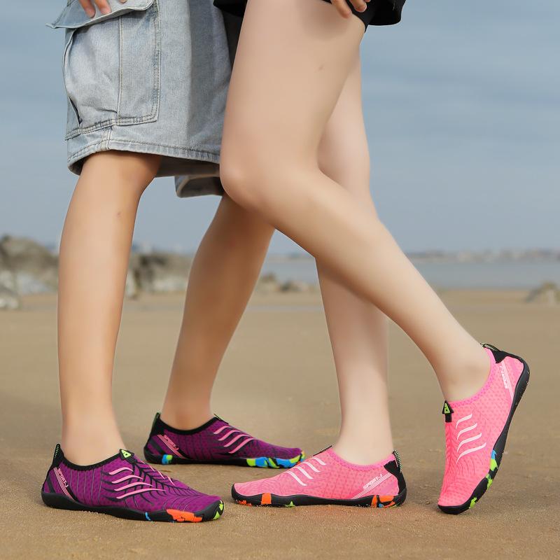 アクアシューズ 男女兼用 夏用 マリンシューズ ウォーターシューズ 水陸両用 沢登りシューズ 速乾 防滑 五本指 裸足感覚 トレーニング スポーツ アウトドア ...