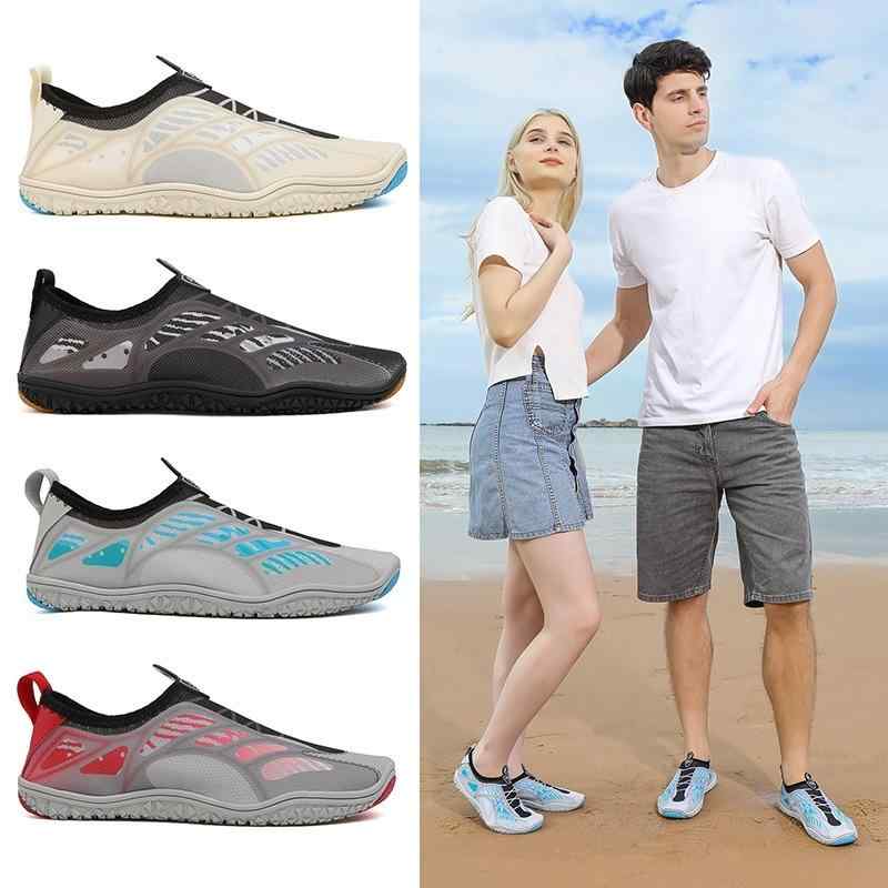 マリンシューズ 男女兼用 ウォーターシューズ アクアシューズ ビーチシューズ 溯渓シューズ スイムシューズ 五本指 素足感覚 滑り止め インドア フィットネス ...