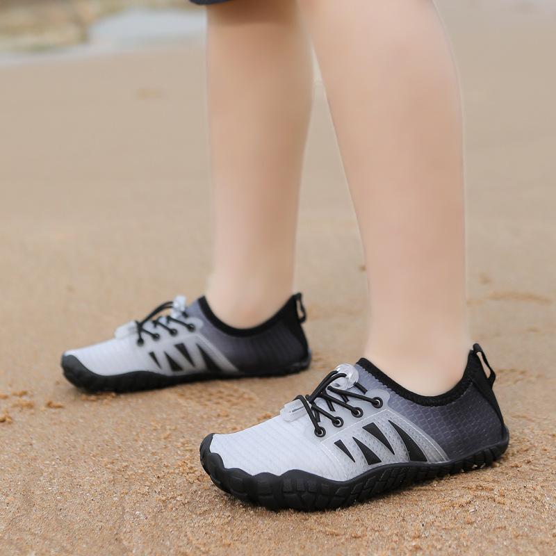 マリンシューズ キッズ 子供用 アウトドア ウォーターシューズ ビーチ スイミング 5本指 ベアフット 水陸両用 滑り止め ゴム底 通気性 速乾 軽量 男女兼用...