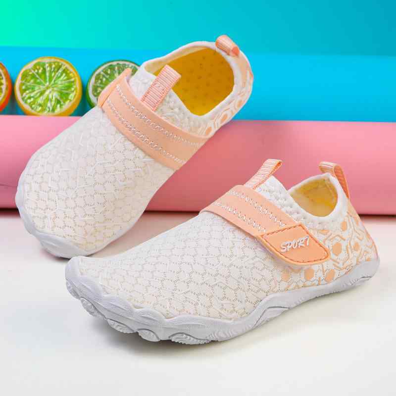 マリンシューズ キッズ 男女兼用 子供用 水陸両用 ビーチ プール 海水浴 ウォーターパーク アウトドア 沢登り 川遊び 滑り止め ゴム底 EVAミッドソール ...