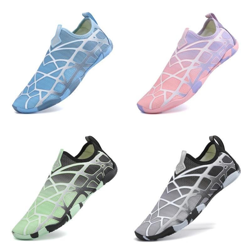 ウォーターシューズ 男女兼用 防滑 速乾 水陸両用 マリン ビーチ スイム 渓流 アクア アウトドア レジャー メッシュアッパー スリッポン 通気性 軽量 ラバ...