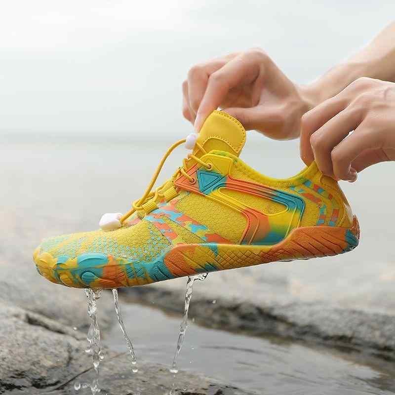 マリンシューズ 男女兼用 ユニセックス 速乾 滑り止め 通気性 耐摩耗 伸縮性 ビーチ 海水浴 潮干狩り 川遊び 渓流釣り 沢登り 水陸両用 ウォーターシューズ...