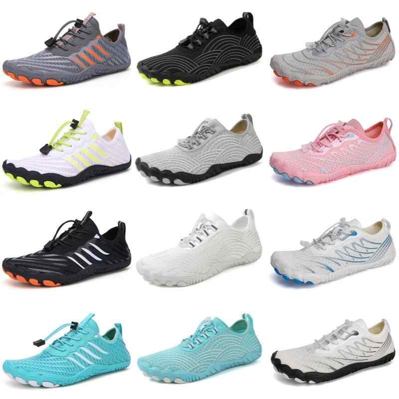 マリンシューズ ユニセックス 男女兼用 水陸両用 ビーチ スイミング ダイビング 渓流 ハイキング トレッキング フィットネス 滑り止め 速乾 通気性 軽量 ロ...