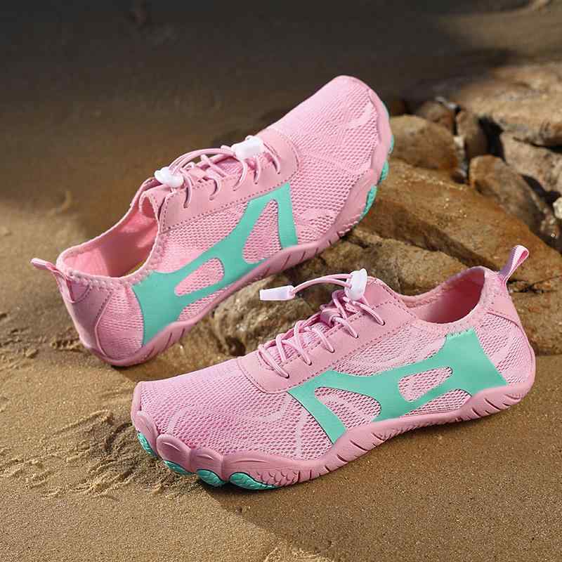 溯渓シューズ 男女兼用 5本指 速乾 メッシュ ウォーターシューズ マリンシューズ ヨガ フィットネス シュノーケリング 沢登り ビーチプール 滑り止め 軽量 ...