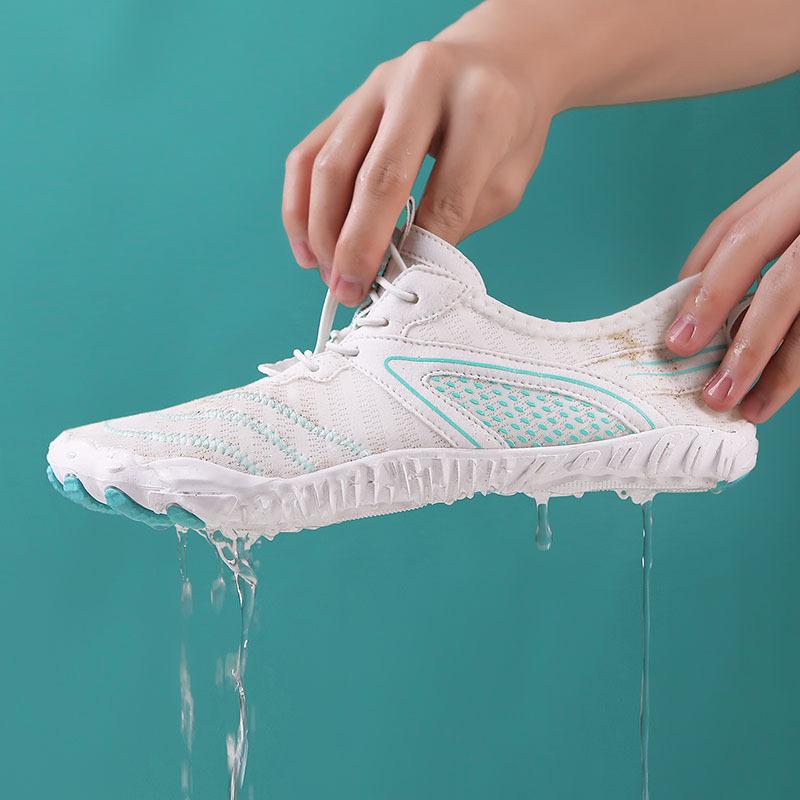 ウォーターシューズ 男女兼用 5本指 速乾 通気性 マリンシューズ アクアシューズ ビーチ ダイビング シュノーケリング 沢登り 渓流釣り ハイキング ヨガ フ...