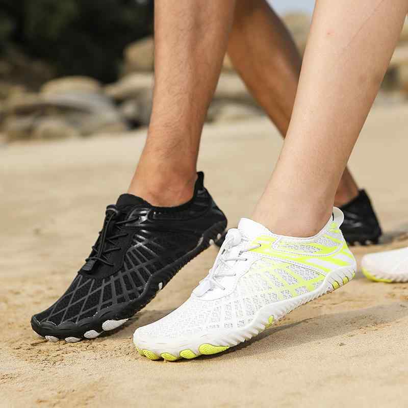 シューズ 男女兼用 五本指 水陸両用 マリン ウォーター 沢登り 渓流 釣り ダイビング フィットネス ジム ヨガ ランニング 通気性 軽量 速乾 滑り止め 天...