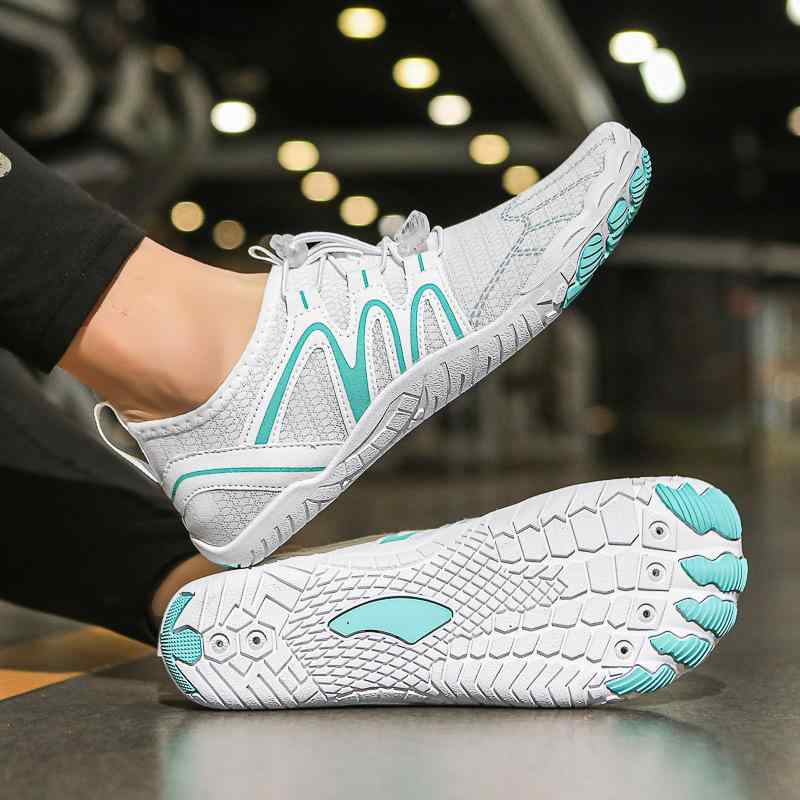 ウォーターシューズ ユニセックス 男女兼用 五本指 水陸両用 沢登り ロッククライミング 登山 ビーチ 釣り シュノーケリング マリンスポーツ アウトドア 通気...