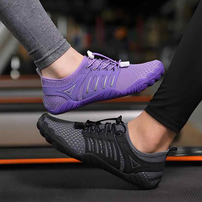 アクアシューズ 男女兼用 ユニセックス 水陸両用 速乾 滑りにくい 五本指 アウトドア ビーチ 水遊び 渓流 釣り ジム フィットネス ヨガ ランニング 通気性...