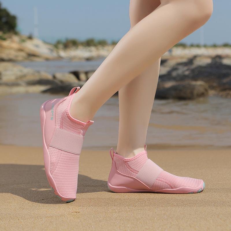 渓流シューズ 男女兼用 親子 ミドルカット ウォーターシューズ 水陸両用 通気性 速乾 メッシュ素材 伸縮性 マリンスポーツ アウトドア 釣り スイミング フィ...