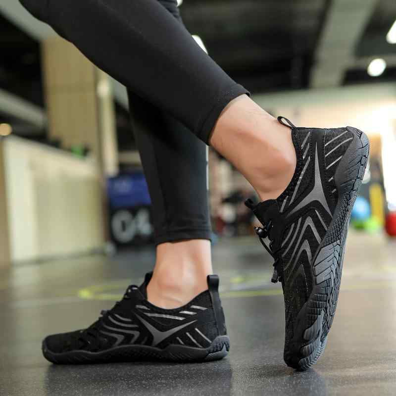 五本指シューズ 男女兼用 カップル アウトドア マリン ウォーター 溯渓 ビーチ 渓流 スイム 登山 スポーツ 軽量 通気 速乾 滑り止め ローカット EVAソ...