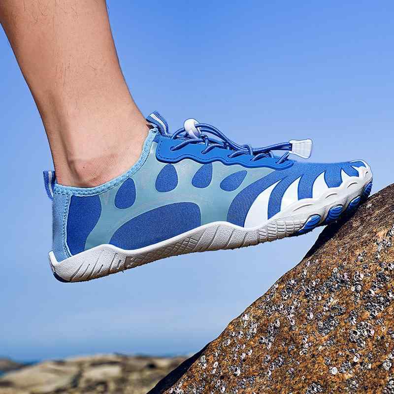 水陸両用シューズ 大人用 男女兼用 カップル 親子 アクアシューズ マリンシューズ ビーチサンダル 軽量 通気性 速乾 滑り止め メッシュ素材 EVAソール ロ...
