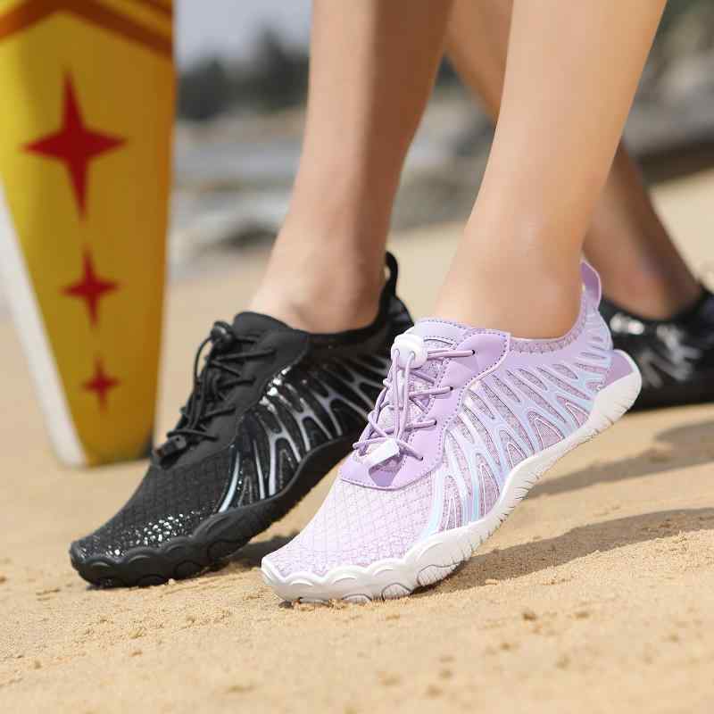 マリンシューズ 男女兼用 ユニセックス ウォーターシューズ アクアシューズ ビーチサンダル 渓流釣り シュノーケリング スイミング ヨガ 五本指 フィットネス ...