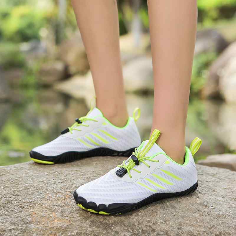 アクアシューズ 男女兼用 五本指 ローカット 速乾 水陸両用 ビーチ スイミング ウォーキング ランニング ハイキング トレッキング マリンスポーツ アウトドア...