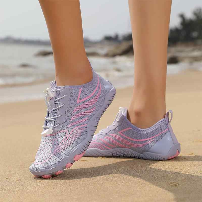 ウォーターシューズ 男女兼用 五本指 水陸両用 アウトドア ビーチ 渓流 登山 ハイキング 通気性 滑り止..