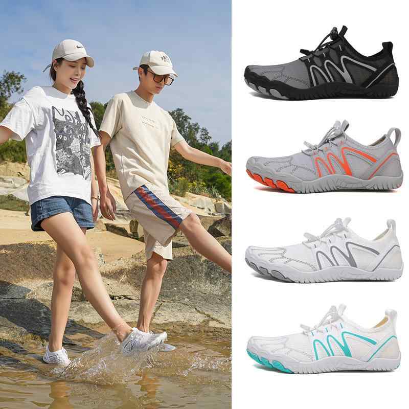 ウォーターシューズ 男女兼用 溯渓 ビーチ マリンスポーツ アクアシューズ 登山 トレッキング フィットネス ヨガ アウトドア 軽量 通気性 速乾 防滑 グリッ...