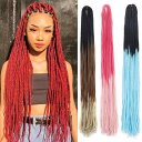 つけ毛 ヘアエクステンション ジジブレイズ アフリカンブレイド ドレッドヘア風 太め 細め 三つ編み 高温糸 合成繊維 ストリートダンス レゲエ ヒップホップ 発表会 イベント コスプレ