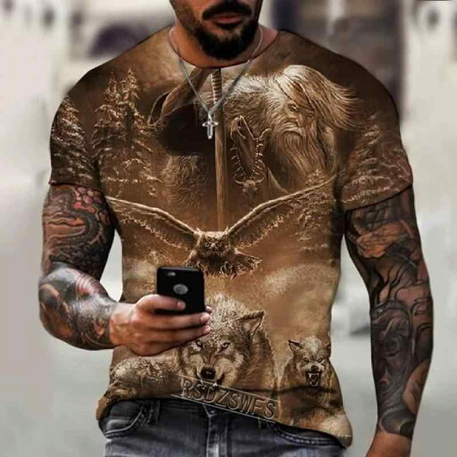 Tシャツ メンズ 個性的 オオカミ 3Dプリント ストリート ヒップホップ ファッション カジュアル ゆったり オーバーサイズ クルーネック 丸首 半袖 通気性 吸湿速乾 ポリエステル 春夏 秋 普段使い Tシャツ メンズ 個性的 オオカミ 3Dプリント ストリート ヒップホップ ファッション カジュアル ゆったり オーバーサイズ クルーネック 丸首 半袖 通気性 吸湿速乾 ポリエステル 春夏 秋 普段使い