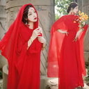 ワンピース レディース ロング丈 ケープ ポンチョ ツーピース セット シフォン 切り替え Aライン ハイウエスト レトロ ボヘミアン リゾート 旅行 エレガント 普段使い 春夏