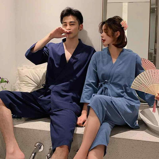 浴衣 メンズ レディース 男女兼用 和風 和式 サウナ服 ルームウェア 館内着 ホテル 旅館 温泉 スパ エステ サウナ リラックスウェア ゆったりサイズ 厚手 綿 コットン Vネック 夏用 浴衣 メンズ レディース 男女兼用 和風 和式 サウナ服 ルームウェア 館内着 ホテル 旅館 温泉 スパ エステ サウナ リラックスウェア ゆったりサイズ 厚手 綿 コットン Vネック 夏用