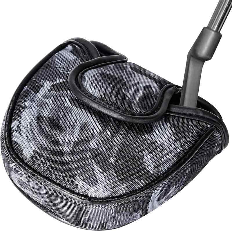 ゴルフヘッドカバー マレットパター用 ドライバー用 パター用 ウール裏地付き ナイロン製 傷防止 保護..