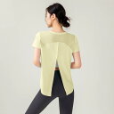 トップス ヨガウェア 半袖 レディース Tシャツ スポーツ ランニング フィットネス トレーニング用 ゆったり ルーズフィット メッシュ 速乾 吸汗速乾 薄手 ...